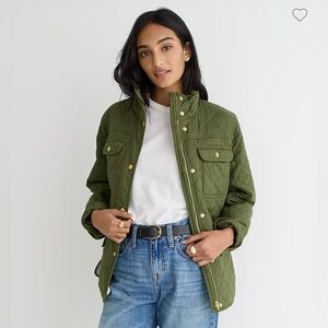 Jcrew quilted downtown field jacket